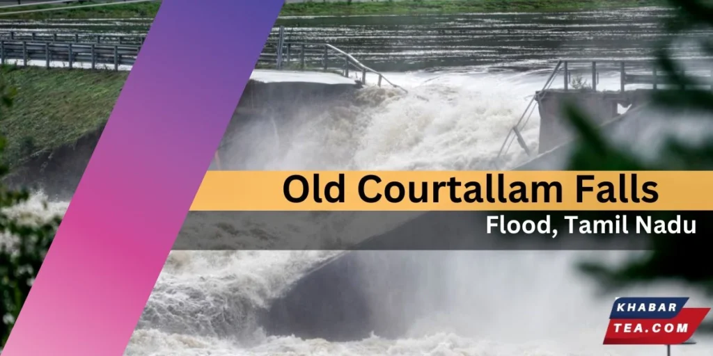 Old Courtallam Falls flood tamil nadu
